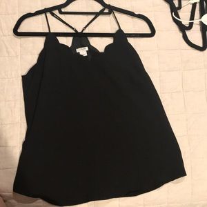 J.Crew Scalloped Cami Top